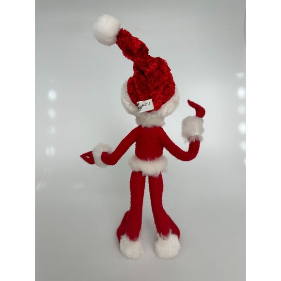 Annalee 2012 Christmas Elf Doll With Red & White Santa Outfit Holly 8 inch - Picture 3 of 8